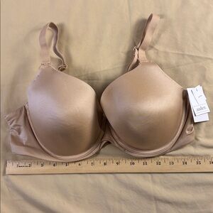 NWT Auden Nursing Bra - Lightly Lined Full Coverage T-Shirt Bra Beige 40C